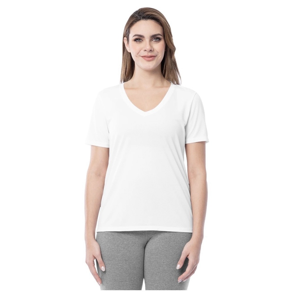 Athletic Works – V-Neck – Active Tee –‎ XXL (20) – NWT - White